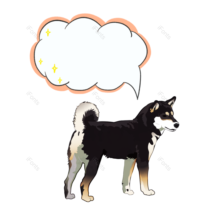卡通狗图片,元素,PNG,免抠素材
